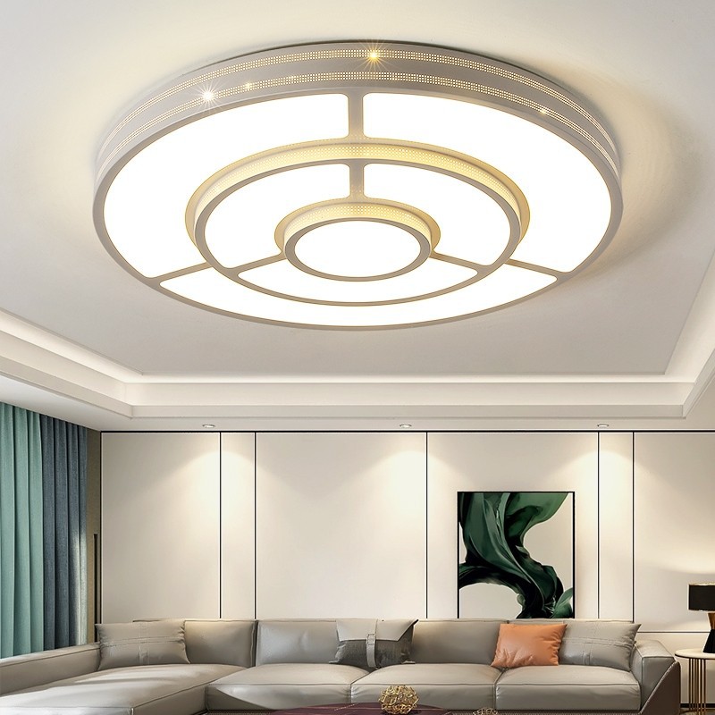 LED吸顶灯2023年新款圆形状大灯圆形客厅灯大厅灯1.2米1.5米1.8米