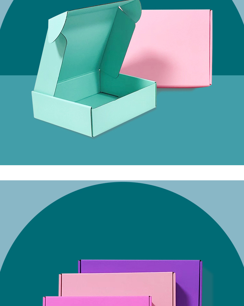 Solid Color Pattern Simple Style Style 1 Piece Paper Card Simple Style Daily Bag Colorful Solid Color Jewelry Boxes