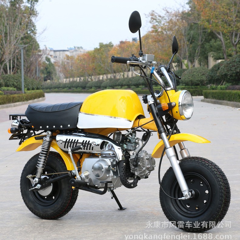 Minimoto Retro Tipo Mono de Hierro y Plástico con Arranque Eléctrico para Ciudad image 5
