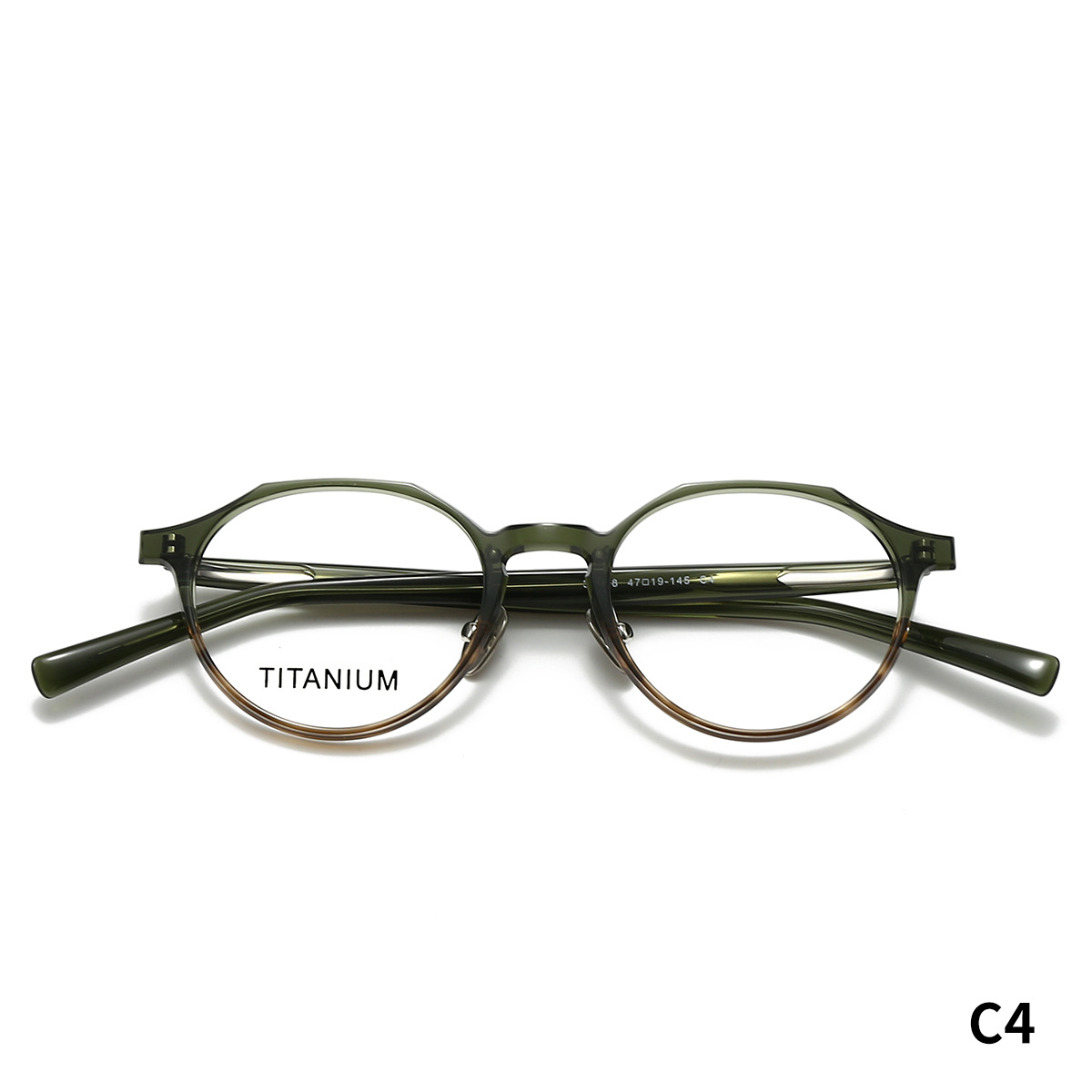 STUDIOMUKU gafas de madera fresca marco de placa no escoger la piel no escoger el uso simple marco de gafas de titanio puro