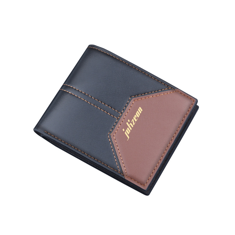 Cartera corta titular de la tarjeta de los hombres cartera corta integrada titular de la tarjeta de los hombres con cremallera cartera corta monedero de los hombres