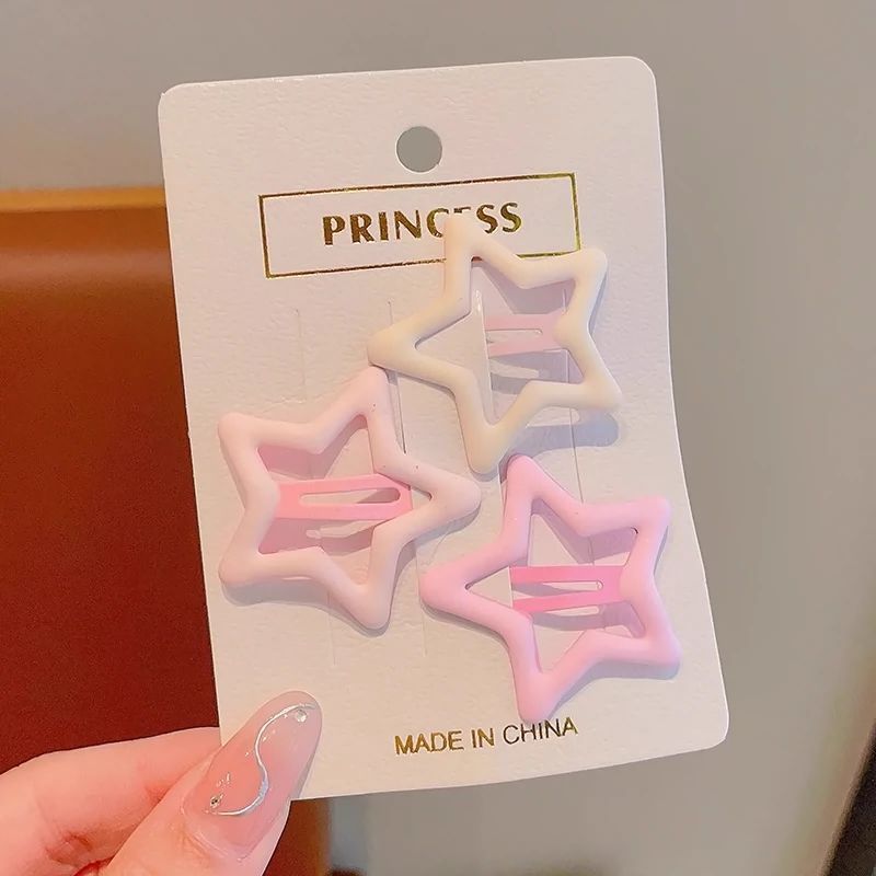 2025 verano pasador de cabello de dopamina colorido lindo frente dulce brocas de cabello rotas no lastimas brocas de cabello adornamientos para el cabello