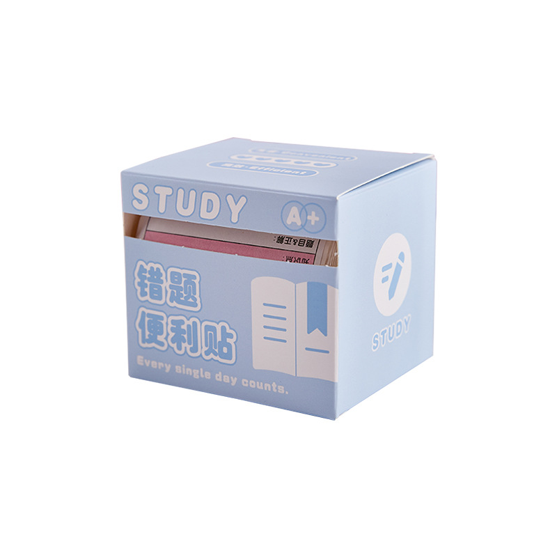 Pull-out error de tema pegatina de papel de notas de alto valor facial para estudiantes de secundaria baja pegatina de corrección adhesiva completa pegatina de etiqueta