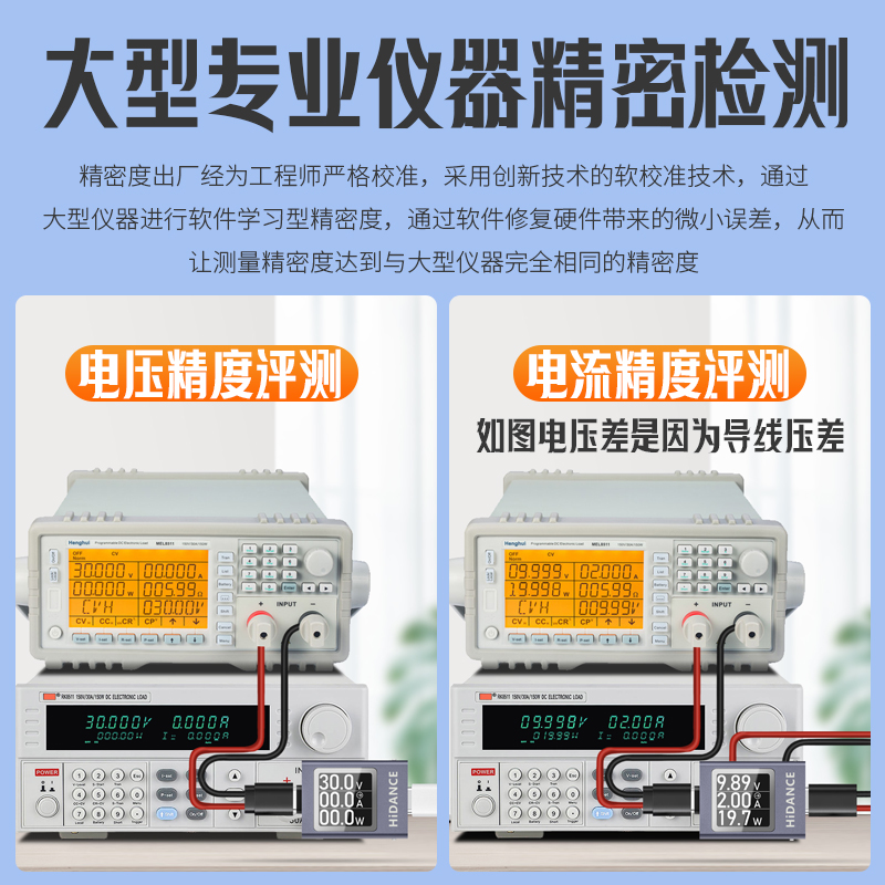 합금 유형-C PD 휴대 전화 충전기 USB 테스터 DC 디지털 디스플레이 현재 전압계 감지 전력계