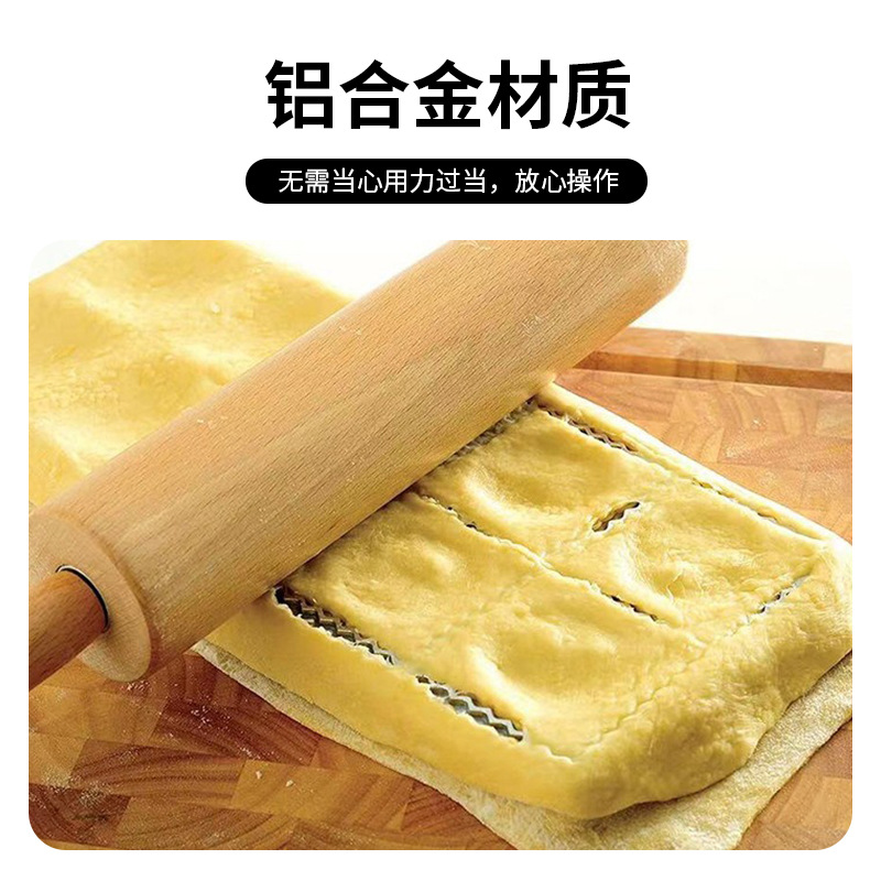 FUENTE fabricante de diez hoyos italiano cuadrado dumpling molde DIY pastelería herramienta para hornear italiano fondant cake molde