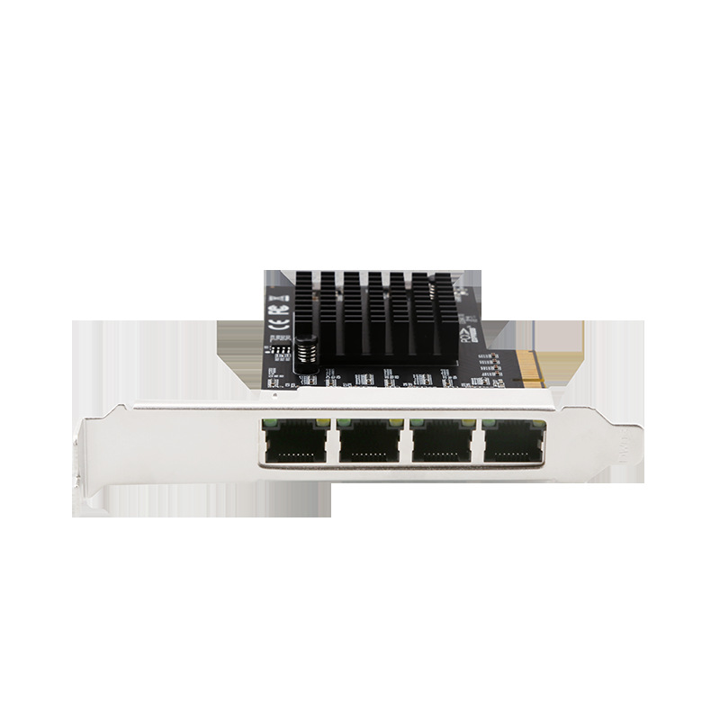 ���� 4��1Gǧ�׵������PCIEASM1812 8оRJ45ɢ�ȿ� Network Card