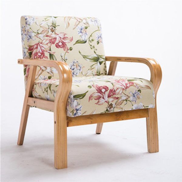 Beige Flower Fabric Log Brail