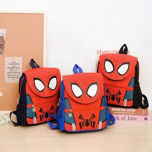 Cartoon Anime Boys and Girls Go Out to Play Lightweight Small Backpack Children's Schoolbag Cute Kindergarten Baby Backpack