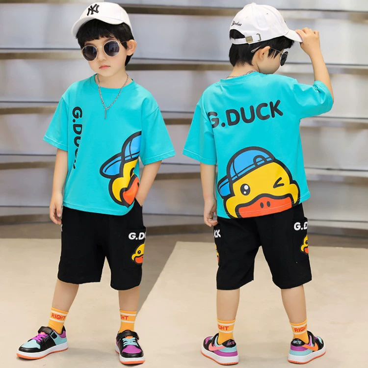 BDuck, маленькая летняя одежда, рукава, летний комплект, с коротким рукавом, новая коллекция