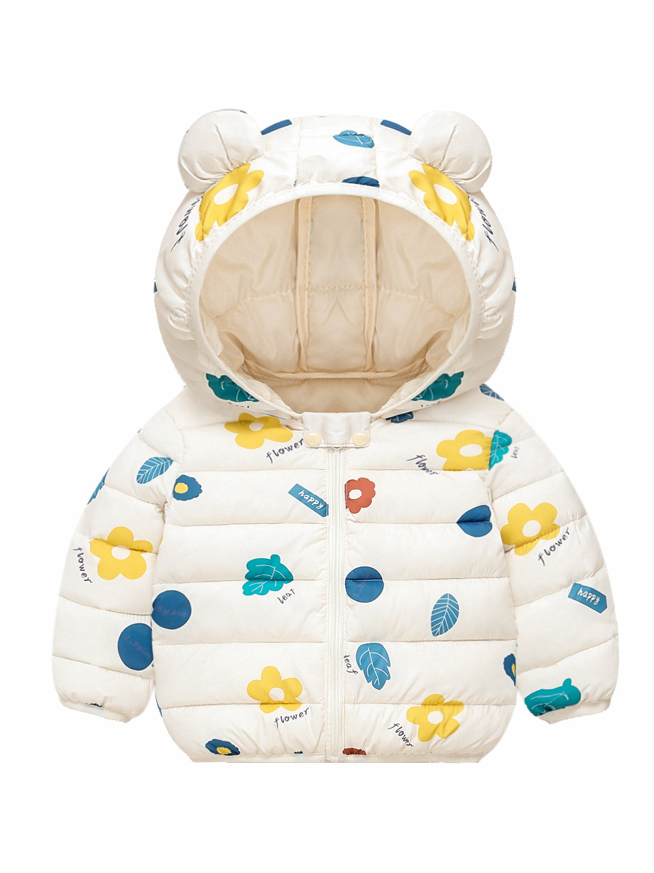 one-year-old baby cotton clothes winter clothes fall winter coat cotton-padded jacket for children and boys girl infant 2024 new