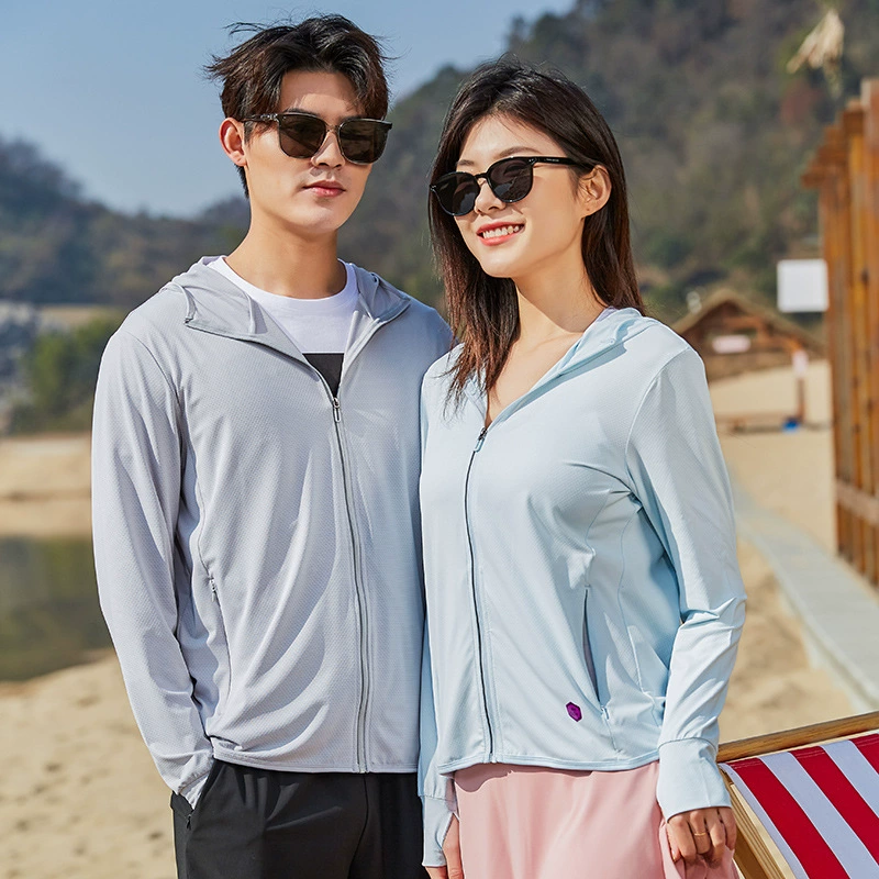 2025 весна-лето новый UPF50 Летний открытый лед шелк солнцезащитный крем дышащий для мужчин и женщин