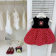 女童连衣裙夏2025新款儿童卡通多巴胺背心裙公主裙中小童宝宝裙子