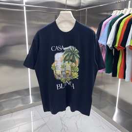 CASA卡萨美式潮牌网拍短袖男士情侣ins夏季超火T恤