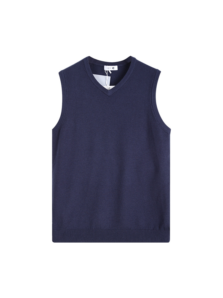 2025 nueva primavera y otoño de cuello en V de jersey cardigan chaqueta alta sensación interior y exterior con suéter de fondo camisa de punto chaqueta hombre
