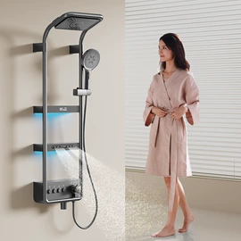 花洒套装;智能毛巾架/浴巾架;面盆龙头