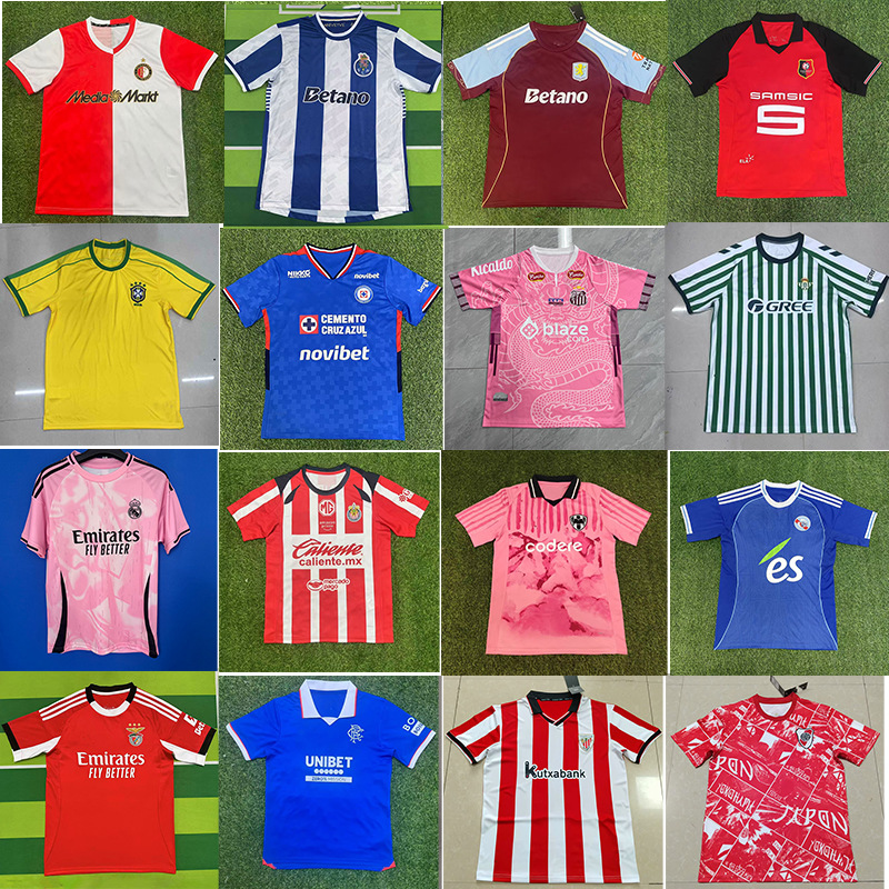 足球服波尔图本菲卡桑托斯阿斯顿维拉皇家贝蒂斯雷恩费耶诺德球衣