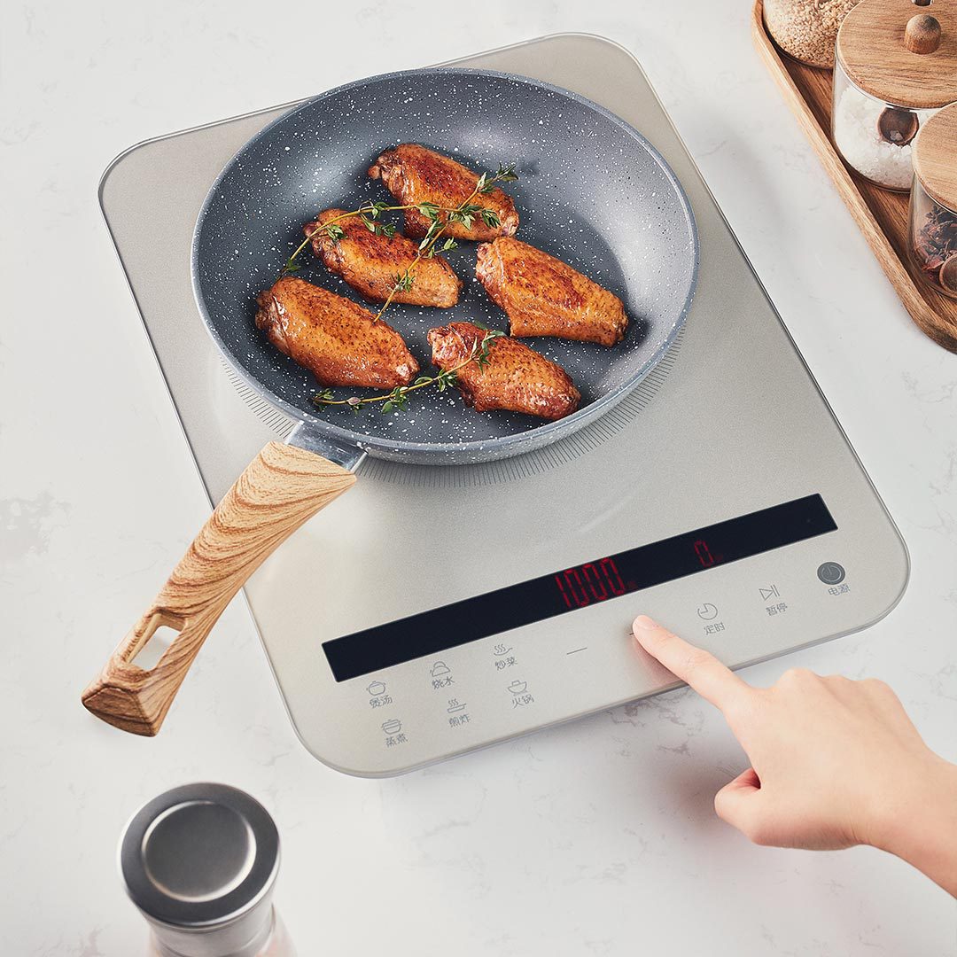 Maifan sartén de piedra sartén antiadherente panqueque tortilla sartén de bistec electromagnética Universal [marca Xiaomi]