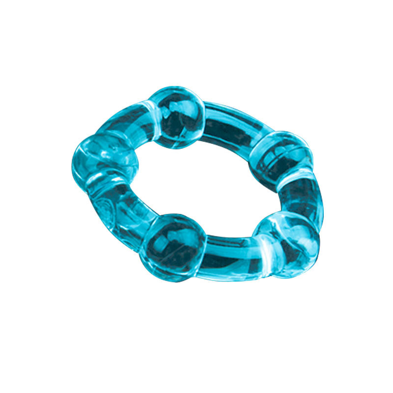 Bead Lock Penis Ring with Crystal Beads, Manual Delay Ring, Single Pack — detail image 6