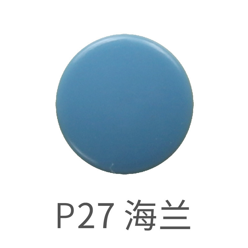 60 colores en stock T5 botón a presión de plástico pequeño lote de resina botón a presión ropa de bebé protección del medio ambiente POM botón a presión de plástico