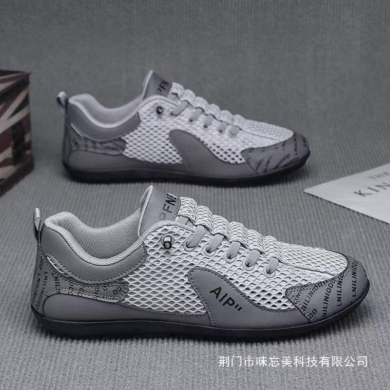 Men's Shoes 2025 Summer New Style Mesh Breathable Loafers Casual Men's Trendy Shoes