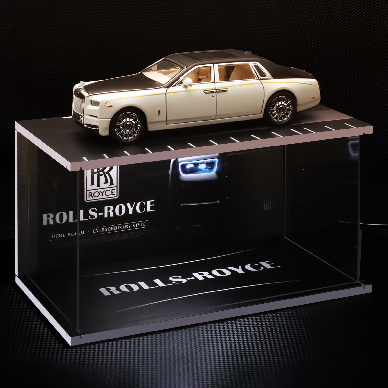 1 / 24 modelo de automóvil deportivo de aleación de simulación con estacionamiento hermoso decoración de la sala de estar regalo de novio recomendado