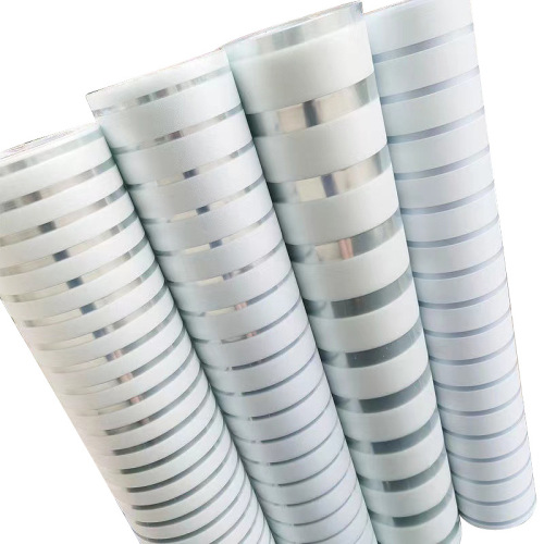 Office Striped Frosted Glass Sticker Window Film for Transparent and Opaque Bathroom Anti-Spy Electrostatic Anti-Glare Protective Film