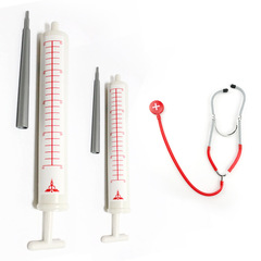 Film and Television Ghost Festival Nurse's Day Prop Doctor and Nurse Oversized Syringe Needle Tube Prop Stethoscope Bar Dance Party