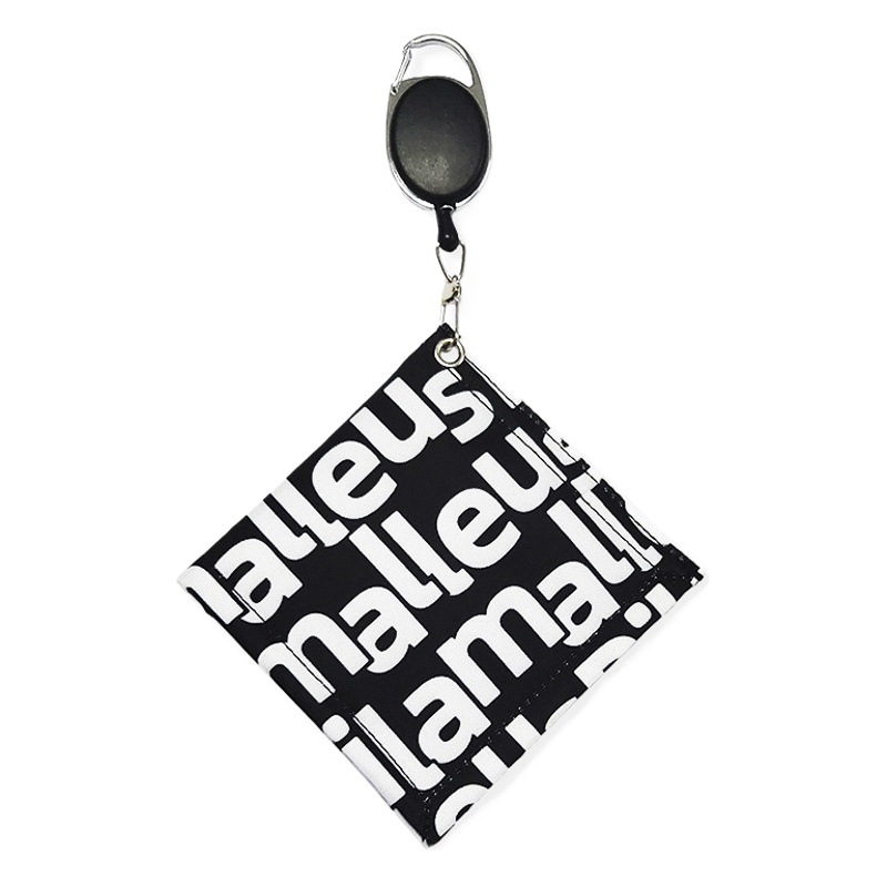 2023 estilo coreano Golf Club colgante toalla moda carta Golf Toalla de limpieza deportes al aire libre paño de limpieza