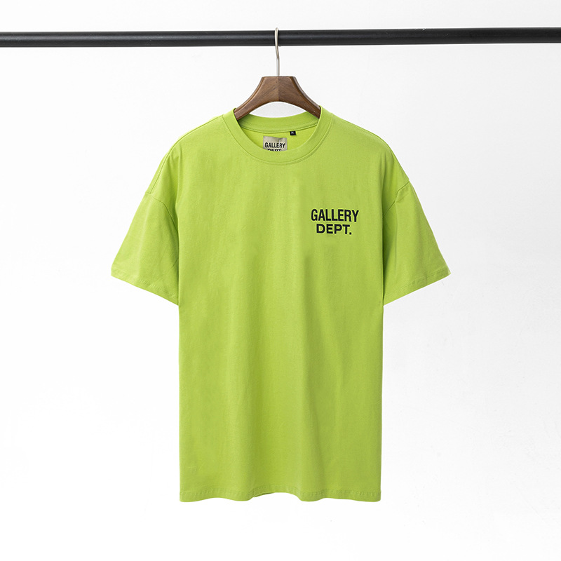 Camiseta de manga corta con estampado Gallery Dept de marca de moda para hombres y mujeres