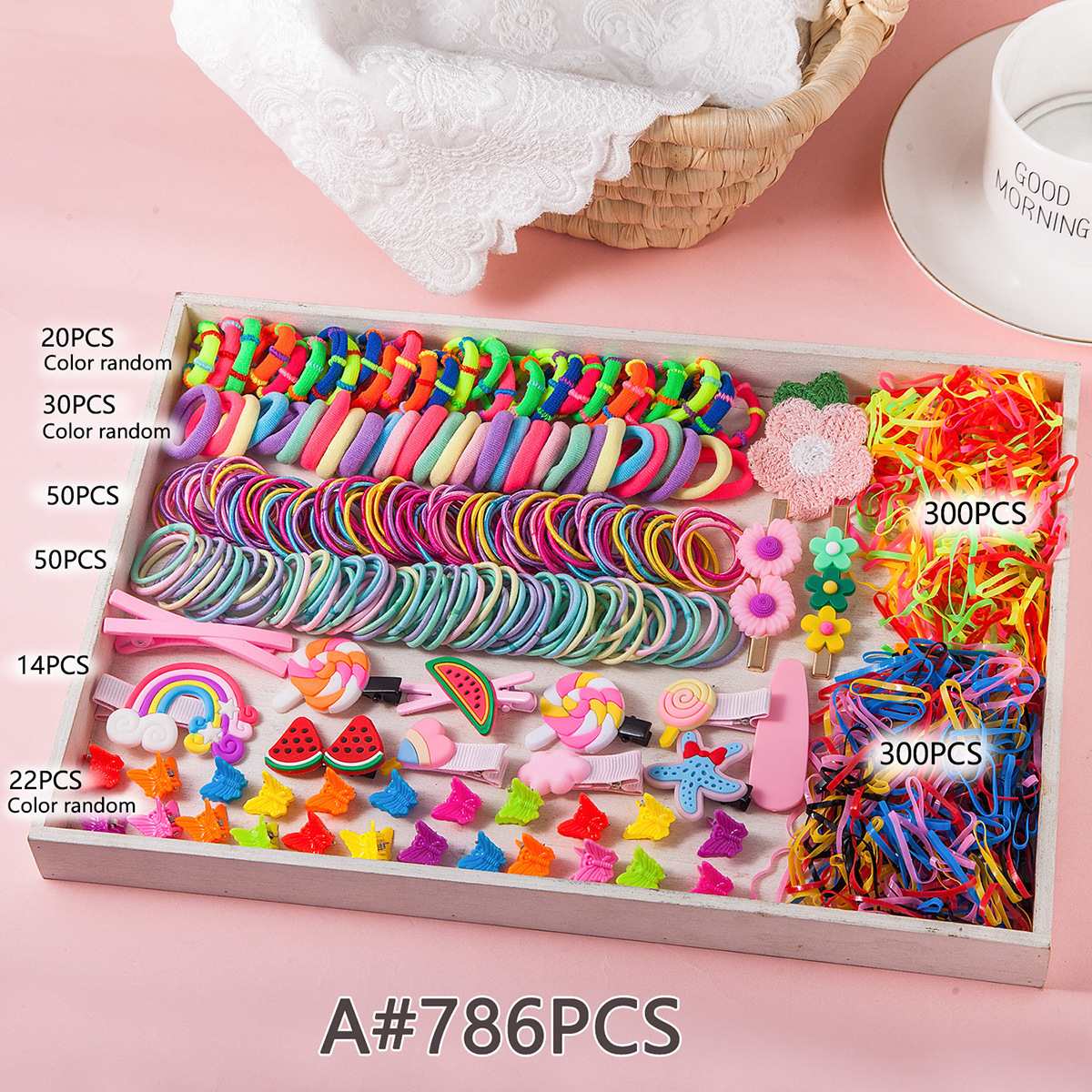 Caja de regalo para niños Jewelry Set linda niña pequeña regalo de cumpleaños princesa cabello cabello cuerda caja de joyería de alta gama