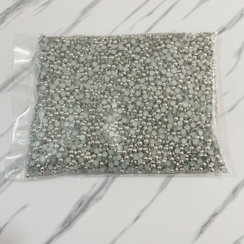 实物画珍珠金珠银珠