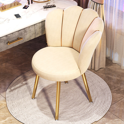 Light extravagance Make-up chairs household bedroom dormitory computer desk backrest chair Nail enhancement dresser stool