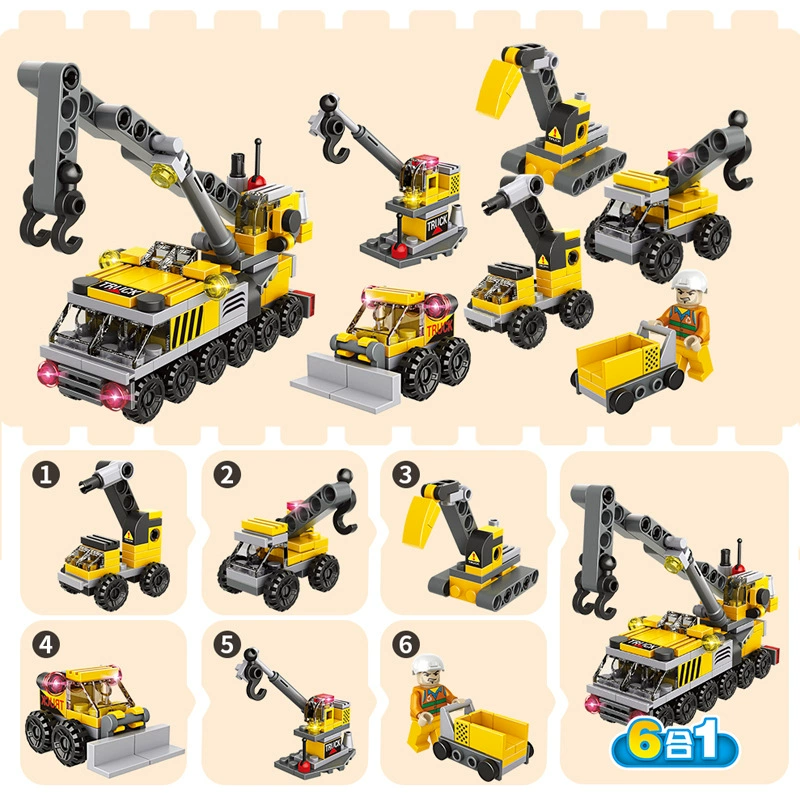 Конструктор LEGO, игрушечный автомобиль-экскаватор, подарок на день рождения