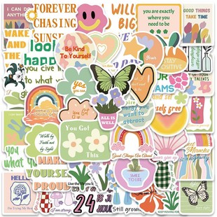 50 Zhang Dan wheat flour fresh stickers mobile phone shell computer stickers ins vsco aesthetic sticker