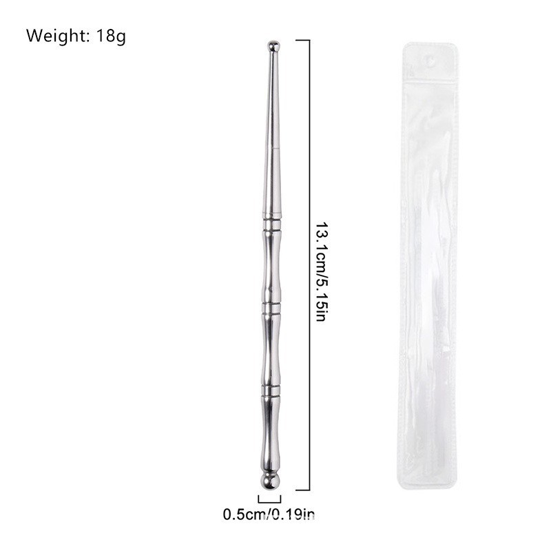 ステンレス製の大型ツボ押し棒、目元・頭部経絡マッサージ、足裏マッサージ器、ツボ押し棒、ステンレス製マッサージ棒