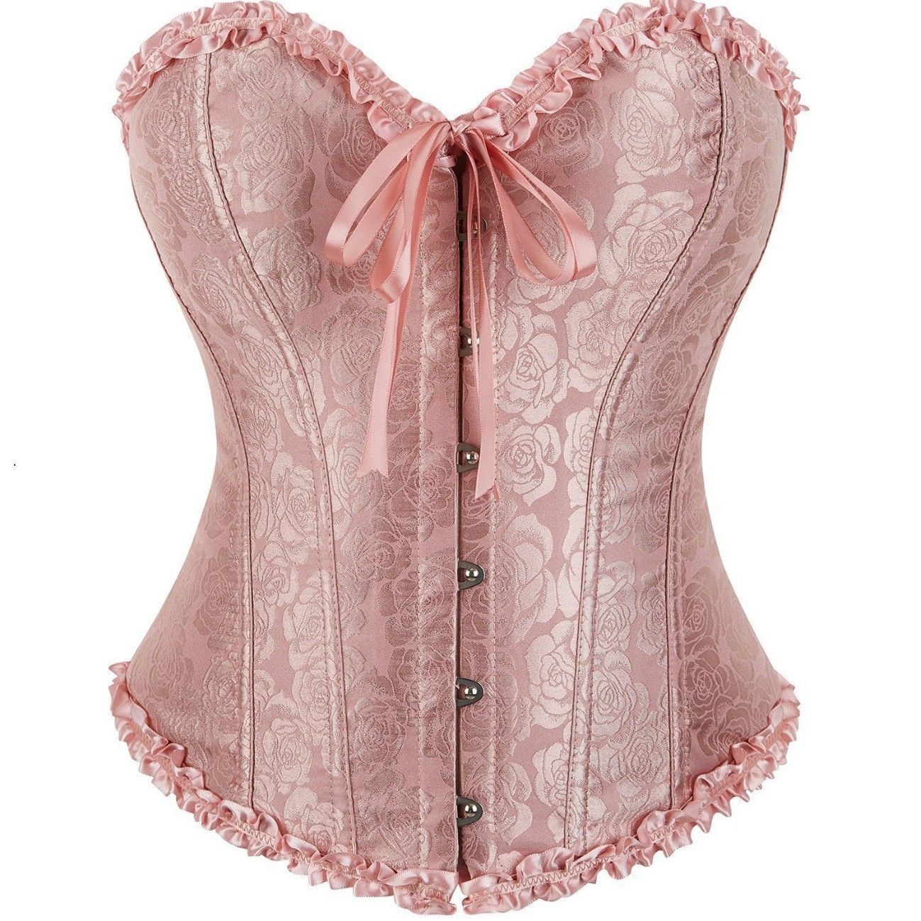 Rosas encaje hueso de pez pectoral vestido de novia cintura sexy cintura abdominal chaleco cintura corte europea y americana cintura cintura