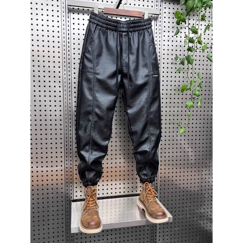Windproof keep warm demi-season casual trousers