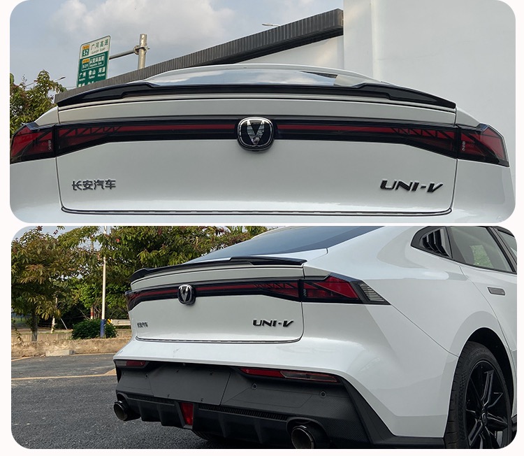 Suitable for Changan univ Blade Rear Wing univ Modified Top Wing Special Trunk Small Pressure Tail Sports Fixed Wind Wing