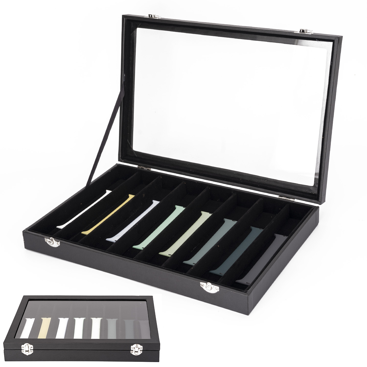 スマート腕時計8格10格アップルバンド収納ケース時計バンド展示ケース真珠ネックレス収納ケースアクセサリーケース