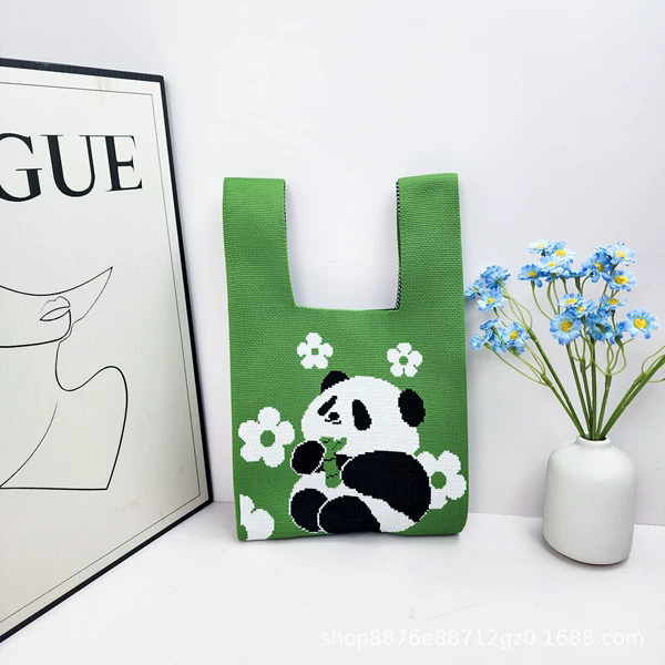Green bamboo bear