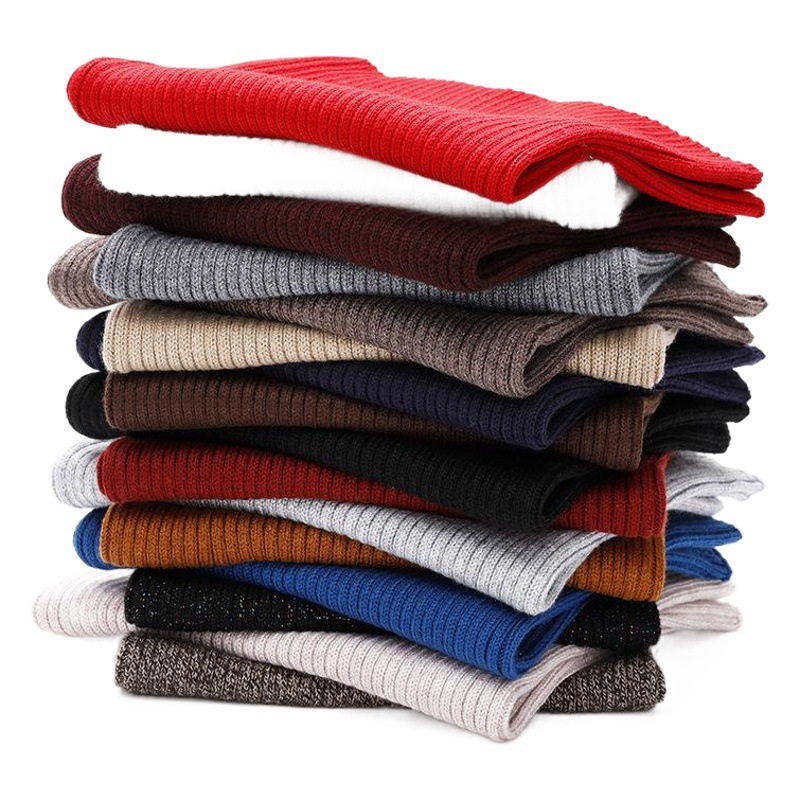Autumn and Winter Cashmere Neck Sleeve Men's and Women's Cervical Neck False Collar Thickened Warm Wool Yarn Knitted Neck Protector Scarf Scarf