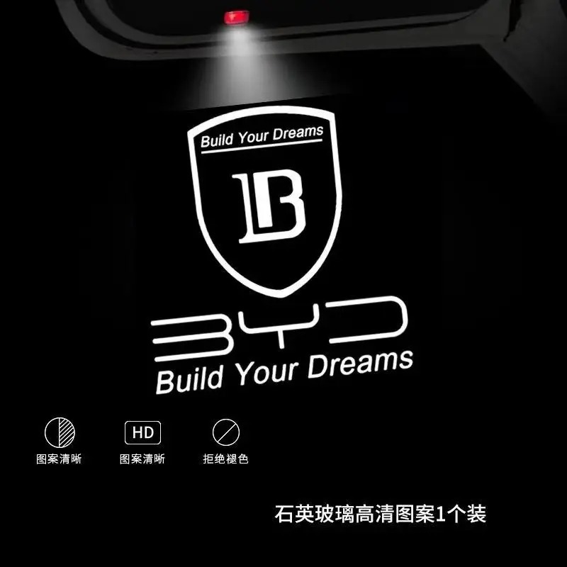 Aplicable a 2020 - 2023 BYD Han EV / dm / dmi / DMP vidrio no se desvanece puerta de bienvenida lámpara de puerta