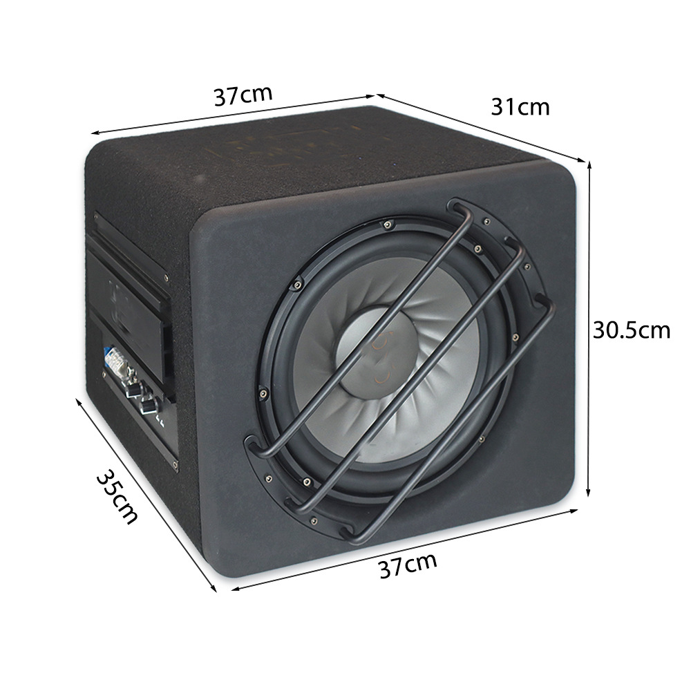 Car Audio Subwoofer J-102 10inch Active Cabinet Subwoofer High-Power Gravity Subwoofer Heavy Bass