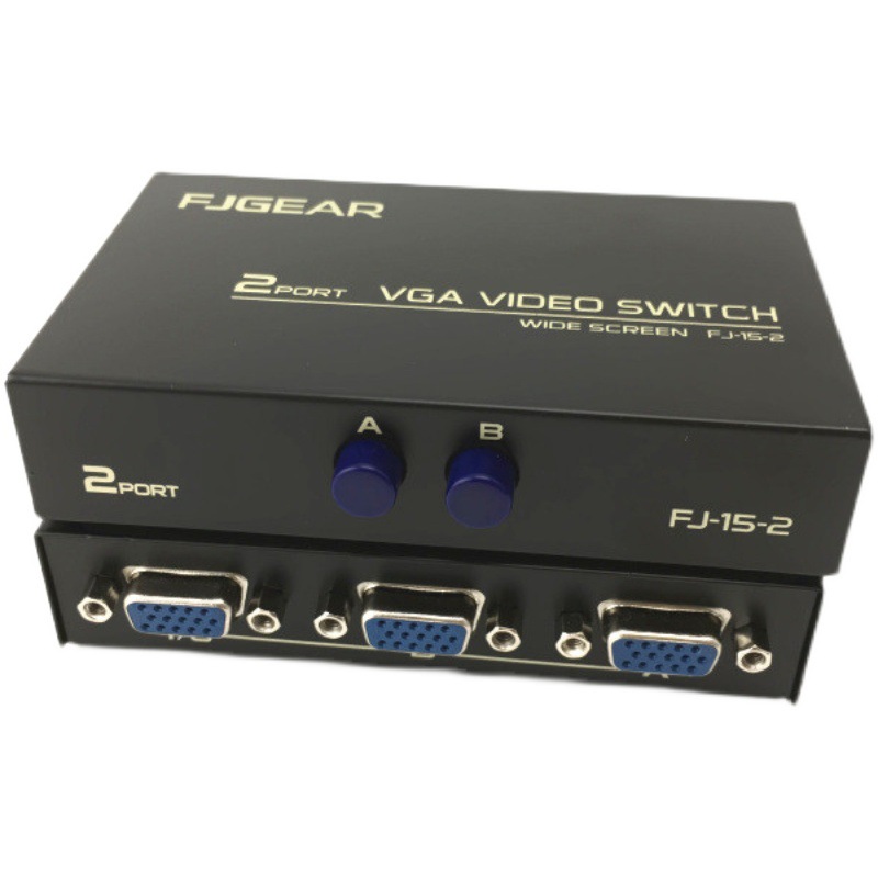 VGA切换器 2进1出 VGA电脑切换器 2口VGA切换器 2路VGA切换器