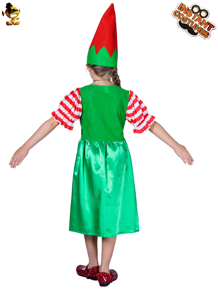 Navidad niños lindos Navidad princesa fiesta traje niñas Navidad etapa traje rendimiento ropa distribución al por mayor