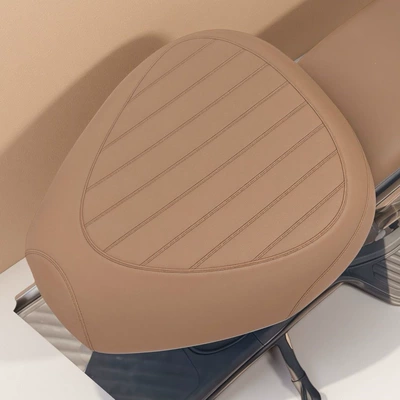 Bicycle seat cushion electric seat cover suitable for waterproof and sun-proof leather protection, insulated for all seasons, electric vehicle seat cover (Electric car cushion) - yc-light-brown-front-seat-cover