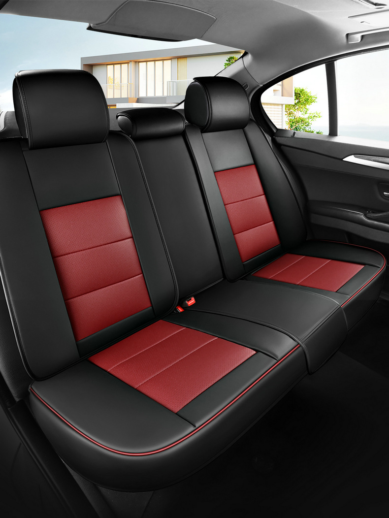 New car seat cushion four seasons surrounded by nappa leather seat cushion five car universal seat cushion seat cover foreign trade wholesale
