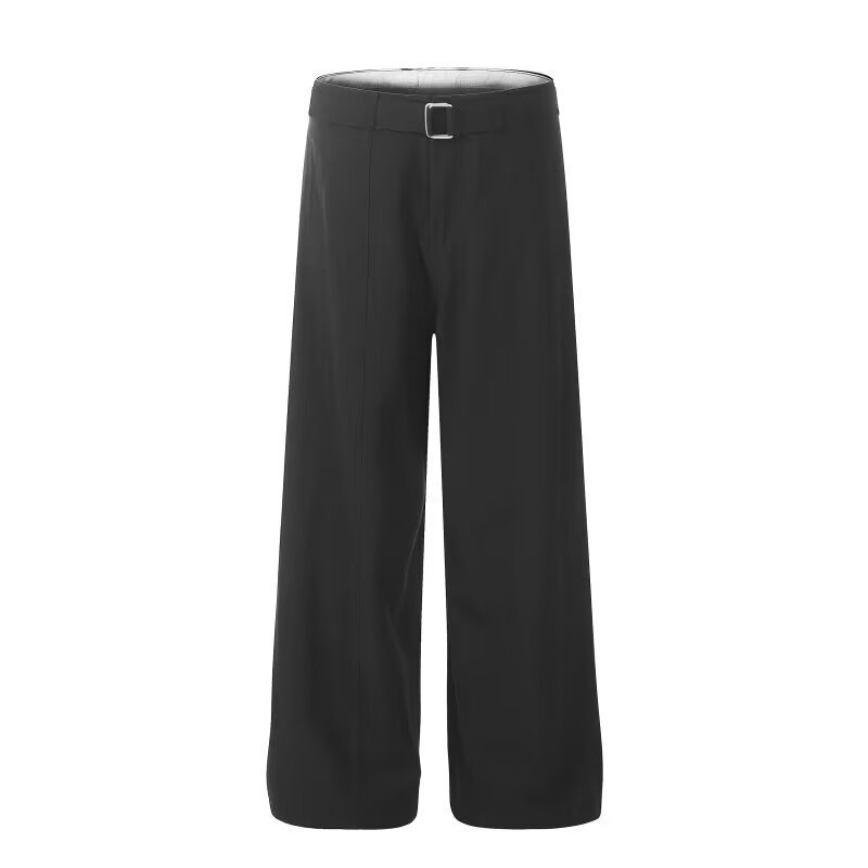Men's Cargo Pants American Style Trendy Low-Rise Floor-Length Straight Loose Slimming Hip-Covering Versatile Wide-Leg Suit Pants Men's Cargo Pants American Style Trendy Low-Rise Floor-Length Straight Loose Slimming Hip-Covering Versatile Wide-Leg Suit Pants