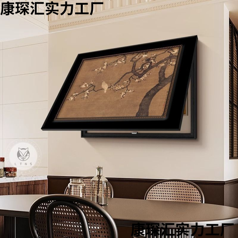 Decorative Painting for Living Room Electric Meter Box, High-End Electric Box Cover, Cover Painting, Flip-Top Electric Meter Box, Electric Box Cover