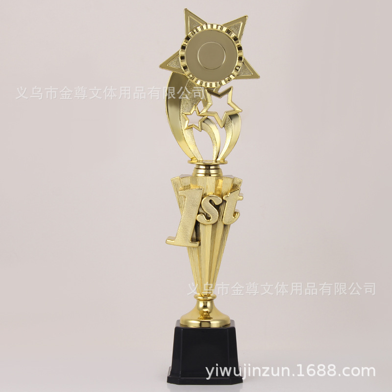 Nuevos trofeos de plástico de la reunión deportiva de reconocimiento del trofeo del empleado sobresaliente, trofeo creativo, trofeo de trigo, trofeo digital